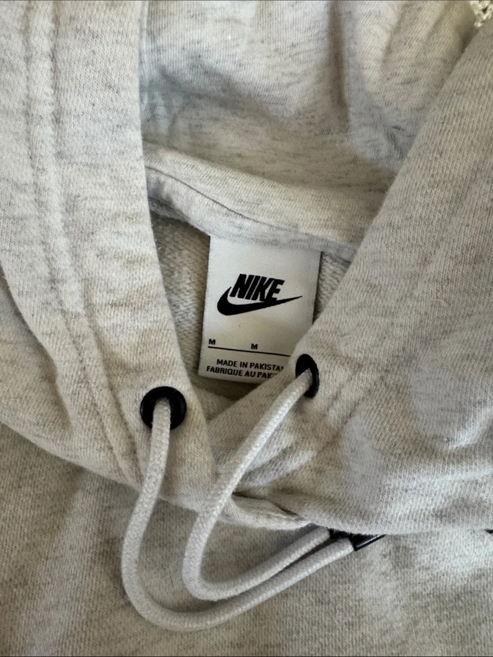 Nike Heather Light Gray Pullover Hoodie